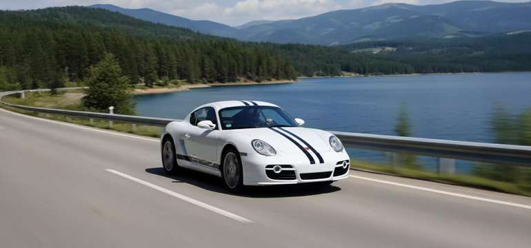 Jazda v premávke na Porsche Cayman S – manuál
