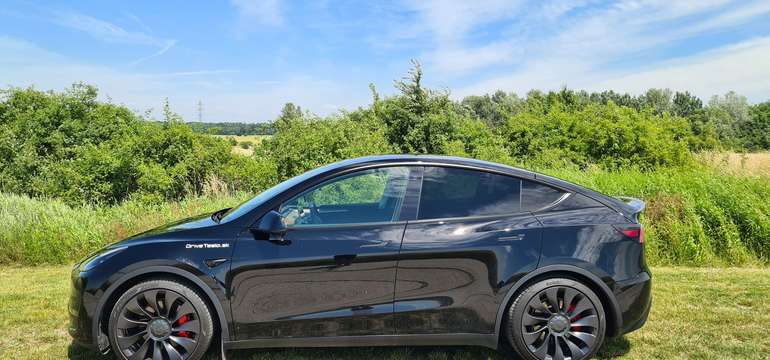 Jazda na Tesla Model Y