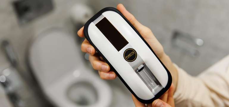 Automatizovaný UV-C sterilizátor na toaletu Puretta