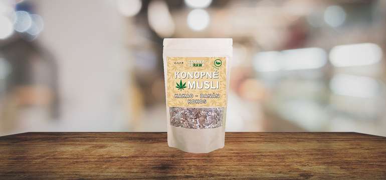 Konopné müsli 900 g