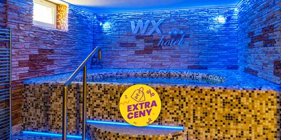 EXTRA CENA: Vstup do wellness s bazénom, vírivkou, saunou a fitness centra vo WX hoteli/Bratislava - Devínska Nová Ves