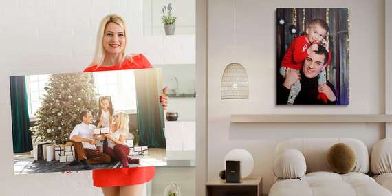 Tlač fotografií na fotoplátno – množstvo rozmerov na výber/Slovensko