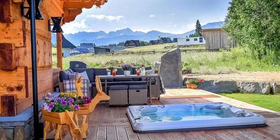 Osada Gòralska Ostoja s privátnou vírivkou pri Zakopanom/Poľsko - Zakopané - Nowe Bystre