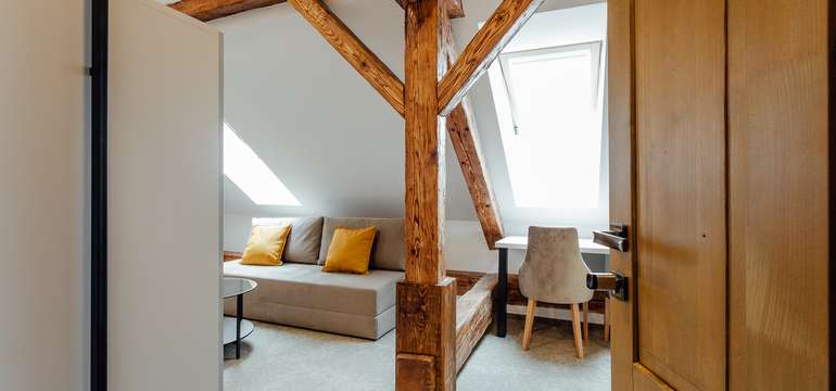 Útulné ubytování v pokoji typu „exclusive“ v Boutique Hotelu SIGLISBERG ****