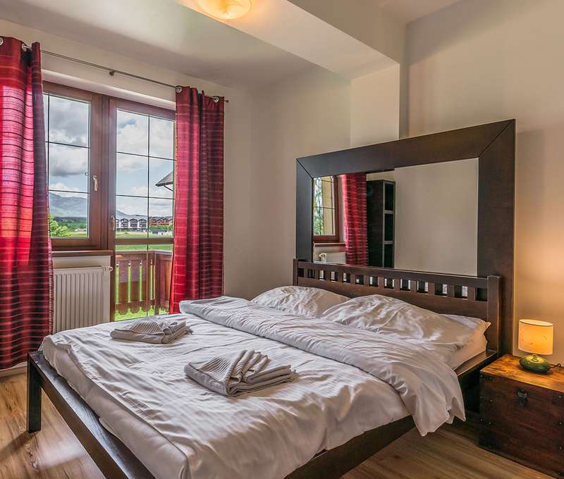 Ubytovanie  v 28 moderne zariadených, dvojlôžkových apartmánoch v 3 kategóriách