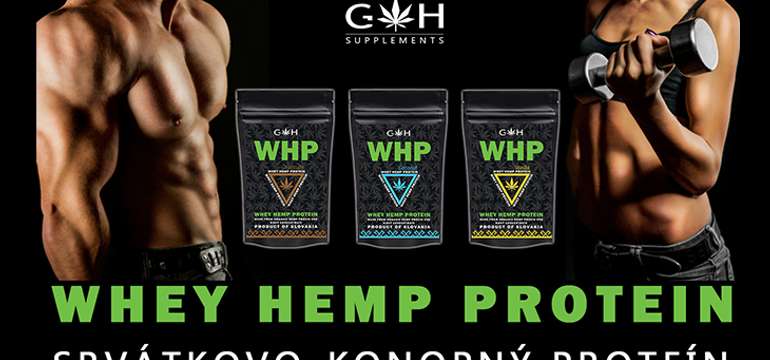 Whey Hemp proteín (srvátkovo-konopný proteín) 420 g