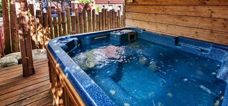 Jakuzzy v chate Zinka je ideálne miesto pre relax