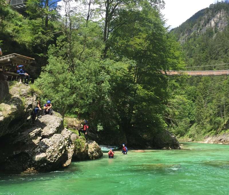 Rafting na rieke Salza v Rakúsku 