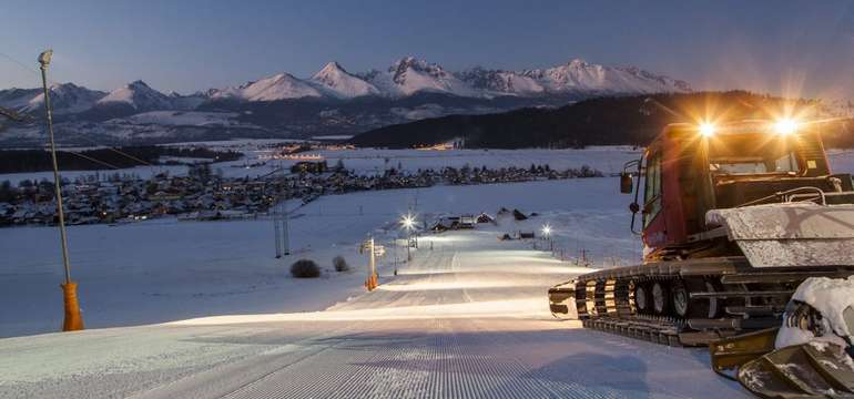 Večerní lyžování ve snowparku Lučivná
