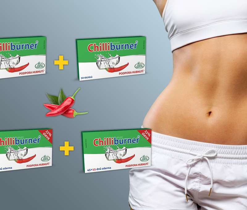 Chilliburner - prírodná podpora chudnutia (1 + 1 balenie ZDARMA)