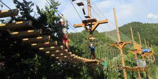 Lanový park Rezortu Villa 27 - adrenalínový zážitok pre celú rodinu