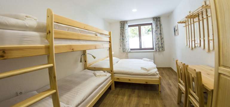 Veškeré ubytovací prostory jsou nekuřácké