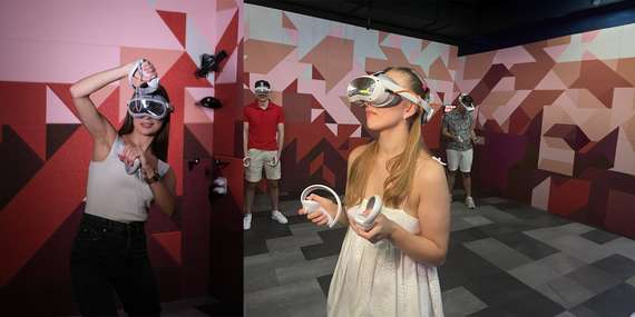 PRVÝKRÁT U NÁS: Virtuálna realita TimeShift Bratislava pre 2 alebo 4 hráčov/Bratislava