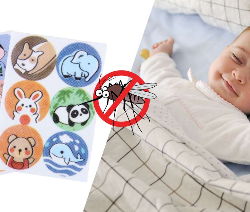 Prírodný repelent proti komárom vonku – 72 náplastí