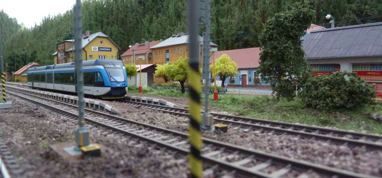  Modelové koľajisko v mierke 1:87 