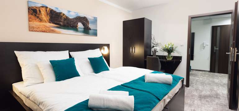 Komfortné ubytovanie v apartmáne/rodinnej izbe v košickom hoteli Crystal***