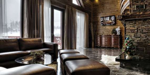 Mountain Resort Chalets pro 4 dospělé osoby a 4 děti uprostřed Belianských Tater se saunou a vířivkou na terase/Slovensko - Belianske Tatry - Ždiar