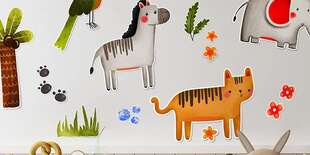 Detské nálepky na stenu - 5 motívov na výber