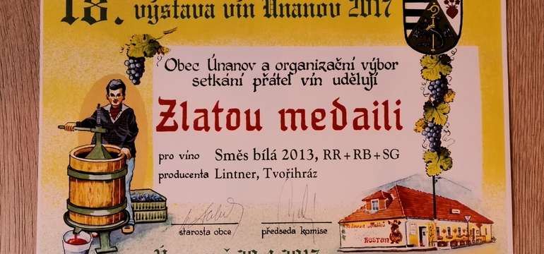 Práca Vinárstva Lintner je vysoko hodnotená