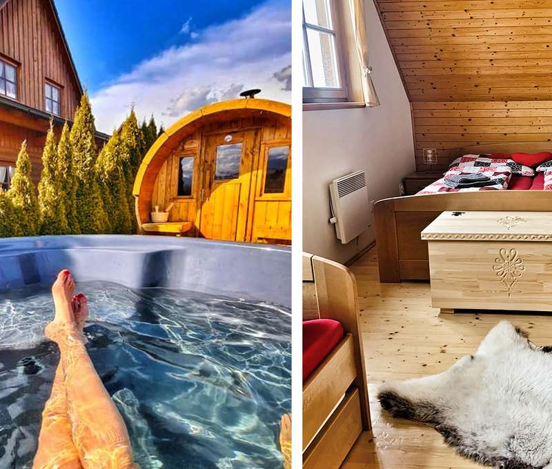 Útulná Drevenička Anička so súkromným wellness pri Liptovskej Mare