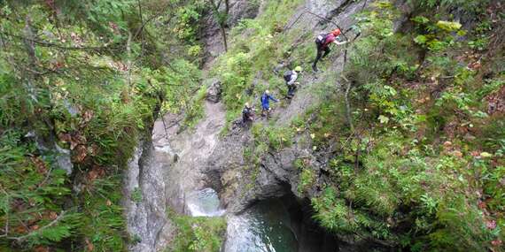 Skupinový ferratový kurz v teréne v lokalite Kyseľ v Slovenskom raji s certifikovaným horským sprievodcom/Slovenský raj - Kyseľ