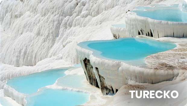 Pammukale v Turecku