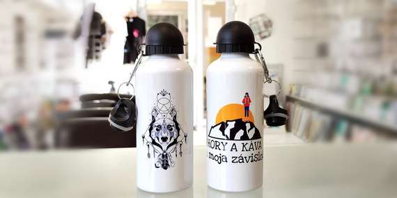 Slovenské dizajnové turistické termo fľaše a plechovky s krásnymi motívmi/Slovensko