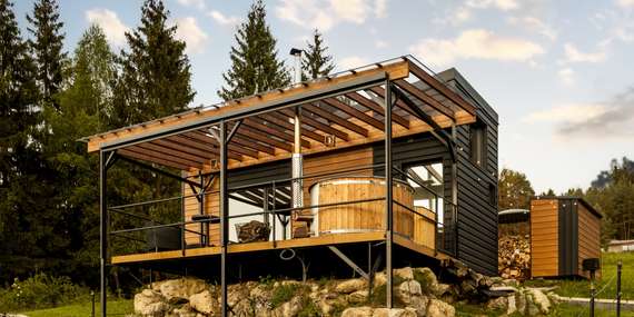 Kúsok raja na Liptove: unikátna Búda I. s privátnou vírivkou/Komjatná