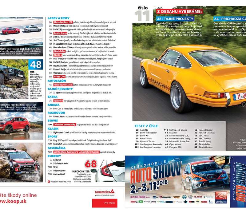 Predplatné časopisu Auto Motor a Šport