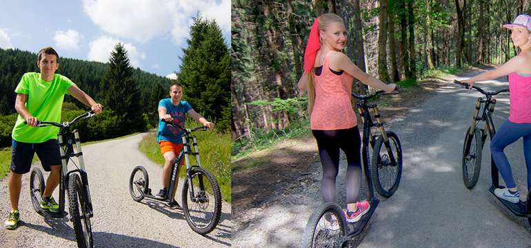 Malinô Brdo ski & bike park, horské kolobežky