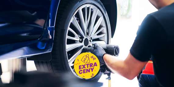 EXTRA CENA: Kompletné prehodenie alebo prezutie pneumatík s vyvážením v autoservise LP Autoservis / Bratislava - Ružinov