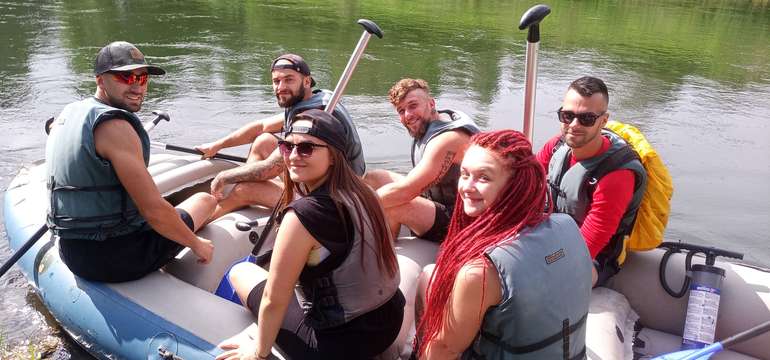 Rafting na trase Bešeňová - Lisková