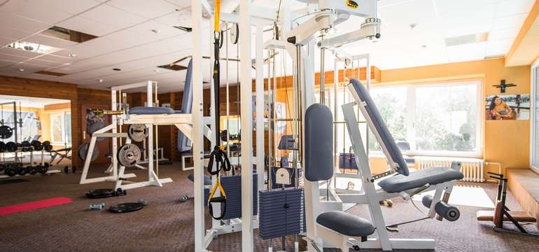 Vstup do skvěle vybavené fitness zóny je volný po celou dobu pobytu