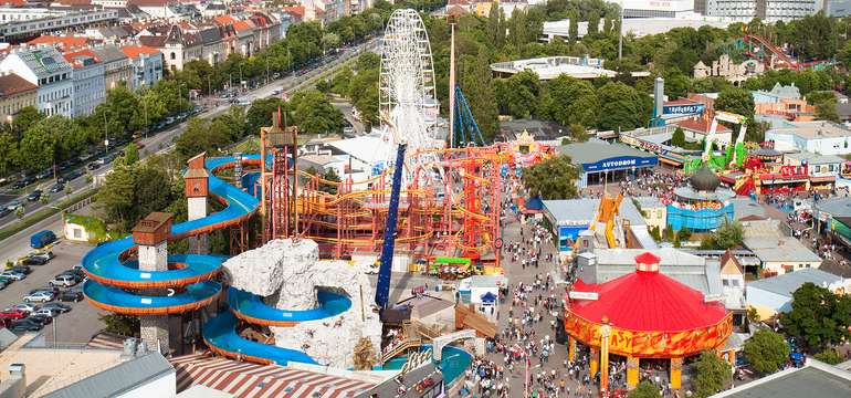 Viedenský Prater ocenia rodiny s deťmi a všetci, ktorí sa radi zabavia