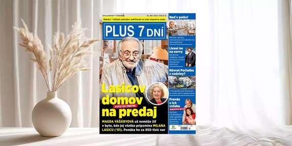 BLACK FRIDAY: Ročné predplatné PLUS 7 DNÍ - najčítanejšieho týždenníka na Slovensku/Slovensko