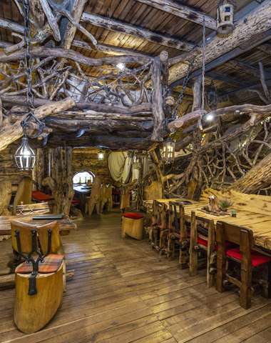 Stylové prostory restaurace