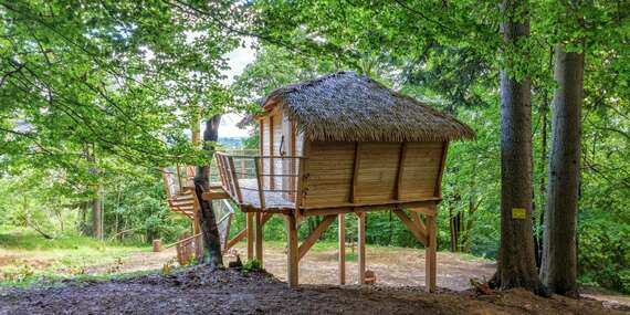 Zážitkové ubytovanie v domčeku na strome pre 2 osoby s raňajkami a možnosťou wellness / Kysuce - Čadca
