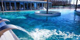 Vstup do Thermál Nesvady - Naszvad neďaleko Nových Zámkov