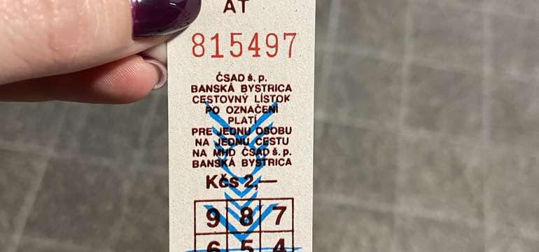 Retro lístok - vtedy do autobusu, dnes do retro múzea