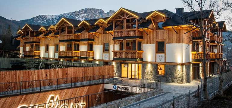 Pekný a príjemnóy aparthotel Giewont
