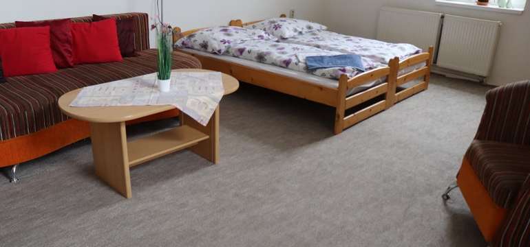 Dvojizbový apartmán so 4 lôžkami a dvomi možnými prístelkami
