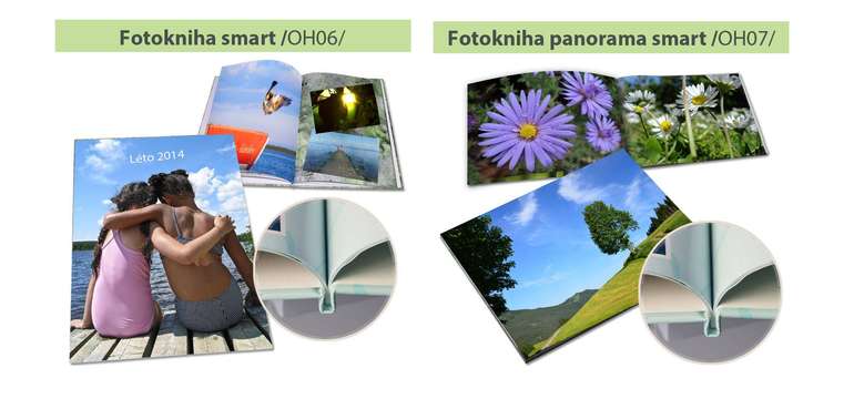 Fotoknihu v tvrdé knižní vazbě si můžete objednat v několika formátech