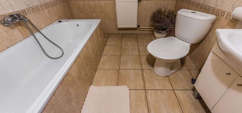 Kúpelňa v Boutique Hotel Empress**** 