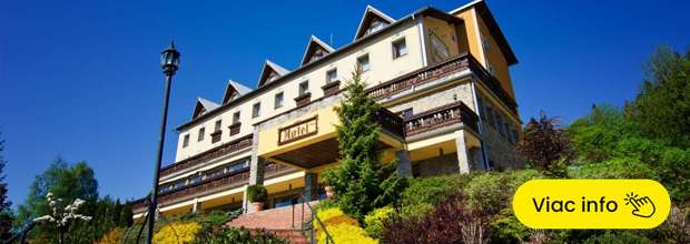 Hotel Husárik**** sa nachádza nad mestom Čadca