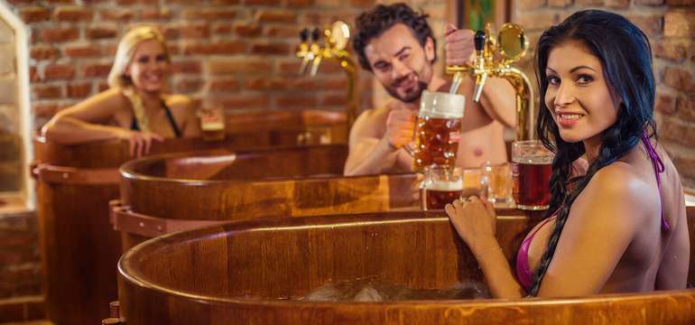 Pivné kúpele priamo v hoteli
