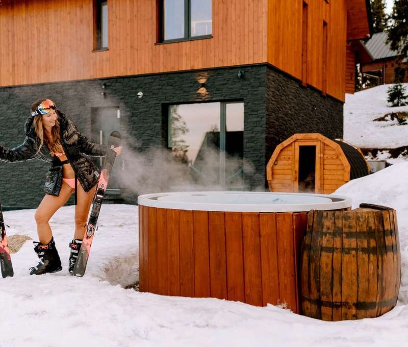 Luxusná chata Martinski ponúka aj vírivku a saunu