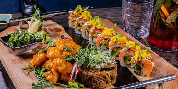 Otvorený kupón na konzumáciu jedla a nápojov v hodnote 50,70,100 € v reštaurácii Atelier Flavors – by SushiYA / Šamorín