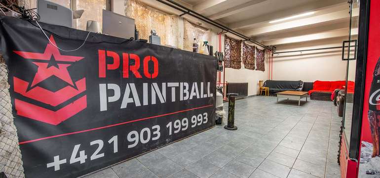 Laser tag v priestoroch propaintball pre 1 osobu