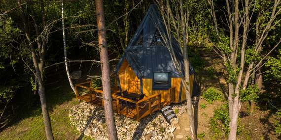 Luxusní pobyt v přírodě v Diamond Cabin Orava se snídaní a finskou saunou/Slovensko - Orava - Párnica