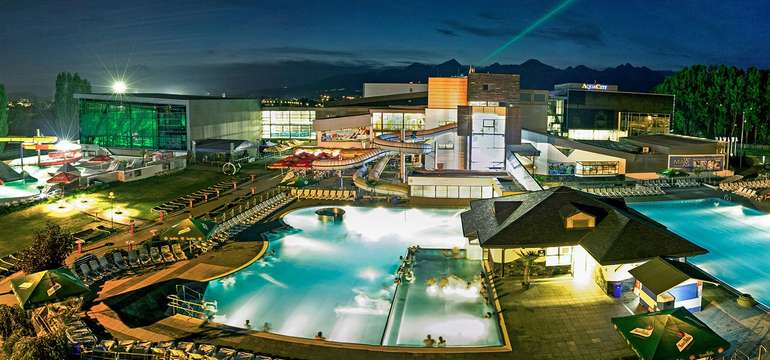 Počas pobytu v hoteli Sipox*** máte zľavu do AquaCity Poprad